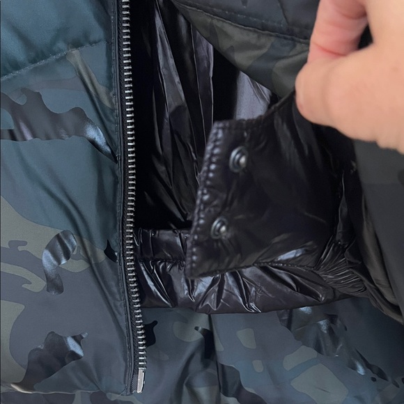 Zara Quilted Camouflage Puffer Jacket - Picture 7 of 12